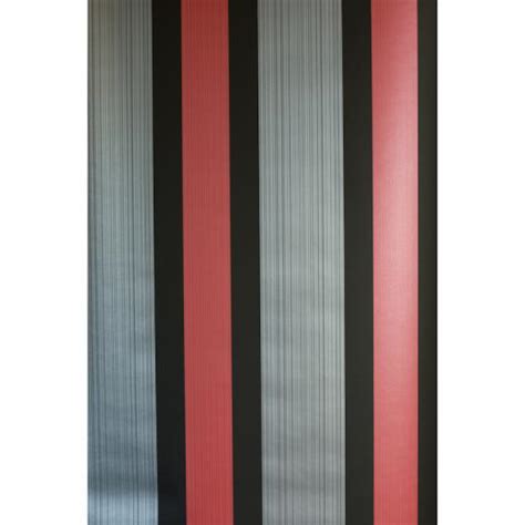 Sh Yn Design Stripe Wallpaper Black Pink Stripe 50 Red Striped