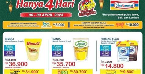 Katalog Promo JSM Indomaret 8 April 2023 Minyak Goreng Hingga Susu