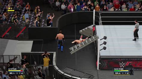 Wwe K Ladder Glitch Youtube