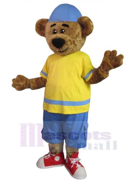 Healthy Brown Bear Mascot Costume Animal