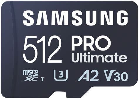 Samsung 512gb Pro Ultimate Micro Sd Memory Card Mb My512sa Ww