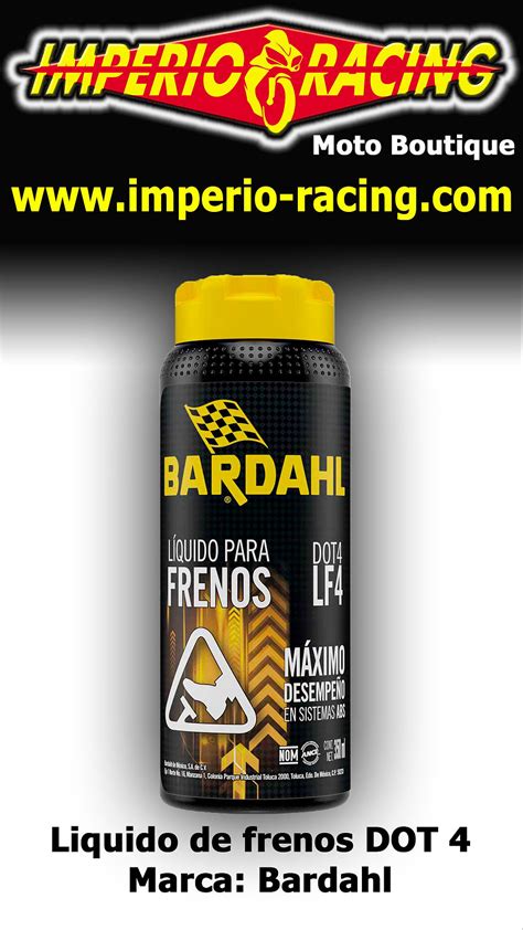 Liquido De Frenos DOT 4 Bardahl Imperio Racing