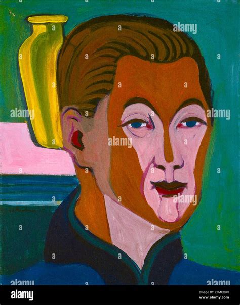 Ernst Ludwig Kirchner - Self Portrait Stock Photo - Alamy