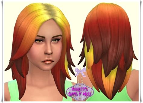 Annetts Sims 4 Welt Rainbow Hair Part 2