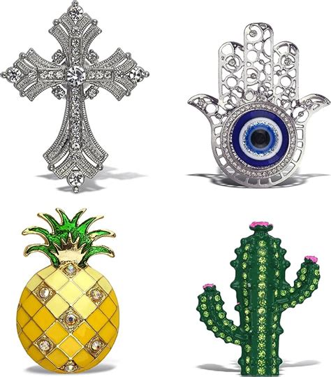 Amazon Aqua Sparkling Refrigerator Magnet Set Mix Fleur De Lis