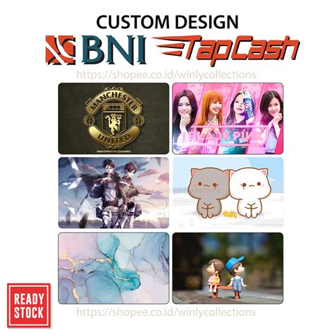 Jual CUSTOM BNI TAPCASH ETOLL E MONEY DESAIN SUKA SUKA BEBAS GAMBAR