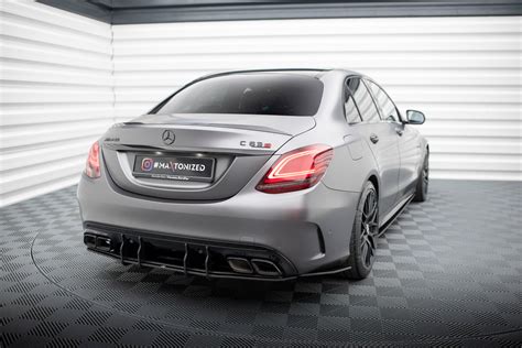 Street Pro Rear Side Splitters Mercedes Amg C63 Sedan Estate W205 Facelift Our Offer