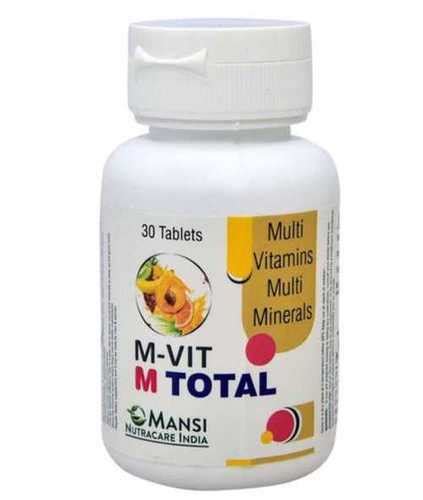 M Vit M Total Multi Vitamins Multi Minerals 30 Tablets Health