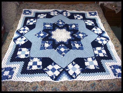 Amish Star Afghan Crochet Pattern Jesnano