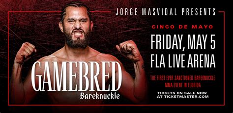 Jorge Masvidal S Gamebred Fight Card Announced