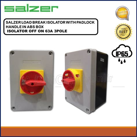 Salzer Load Break Isolator Pole Off On With Padlock Handle In Abs Box