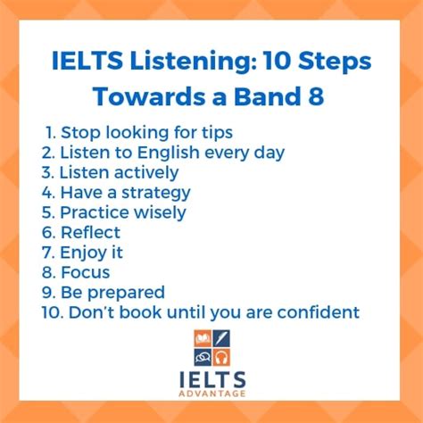 Ielts Listening 10 Steps Towards A Band 8 Ielts Advantage