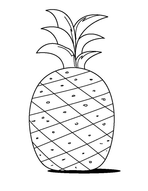 Free Printable Pineapple Coloring Pages For Kids