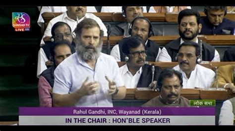 Rahul Gandhis Remarks Motion Of Thanks On The Presidents Address In