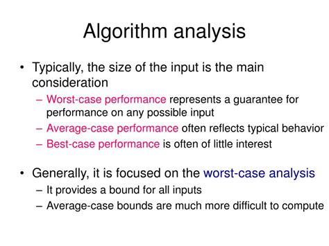 PPT - Algorithm Analysis PowerPoint Presentation, free download - ID ...