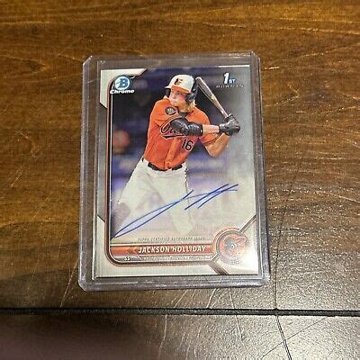 Bowman Chrome Draft Cda Jh Jackson Holliday Auto Rc Baltimore