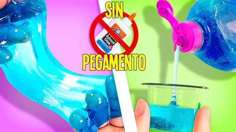 Probando Recetas De Slime Sin Pegamento Y Faciles Sin Borax Youtube