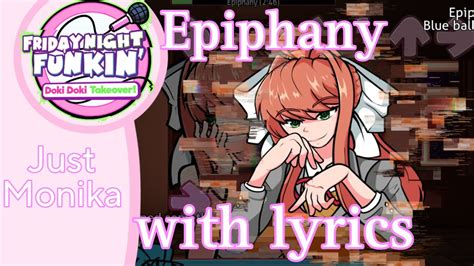 Fnf Doki Doki Takeover Plus Epiphany With Lyrics Youtube