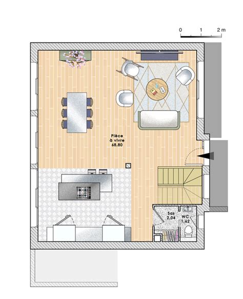 Plan de maison Une maison à la façade graphique Faire construire sa