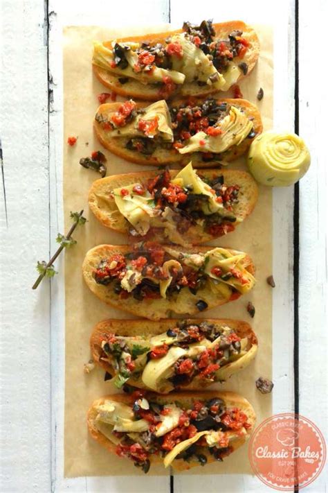 Artichoke Bruschetta Recipe Classic Bakes