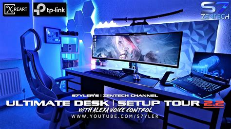 S Yler S Ultimate Gaming Room Dream Desk Setup Tour V With Alexa