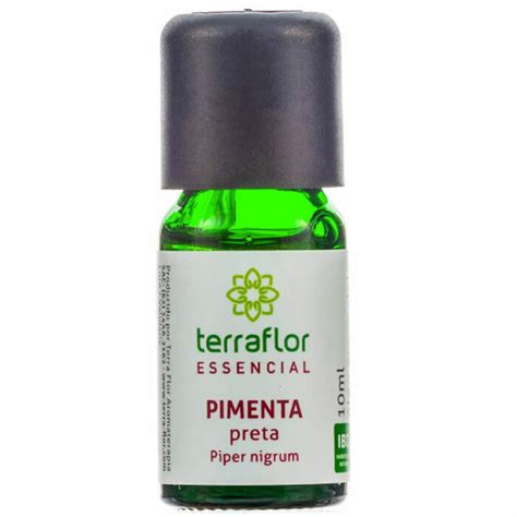 Óleo Essencial Natural de Pimenta Preta 10ml Terra Flor Atavie