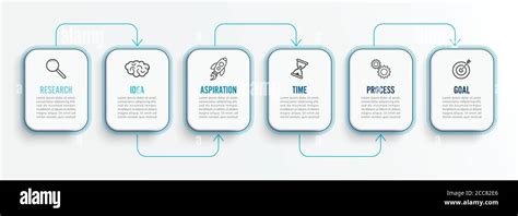 Vector Infographic Template With Icons And 6 Options Or Steps