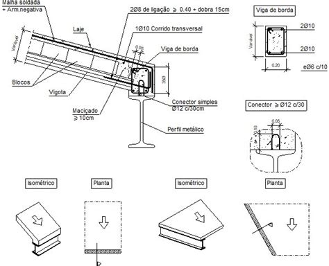 Detalhes construtivos CYPE FIU249 Apoio do extremo do vão sobre viga