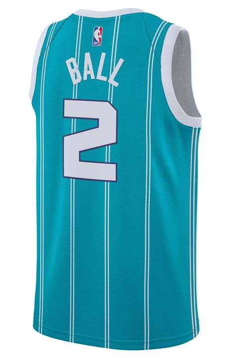 NIKE Lamelo Ball Hornets Icon Edition 2020 NBA Swingman Jersey CN8016 453 - Shiekh