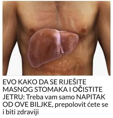 EVO KAKO DA SE RIJEŠITE MASNOG STOMAKA I OČISTITE JETRU Ukusna Hrana