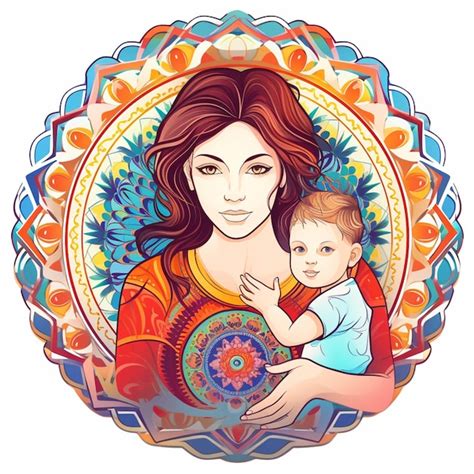 Premium Ai Image A Close Up Of A Woman Holding A Baby In Her Arms