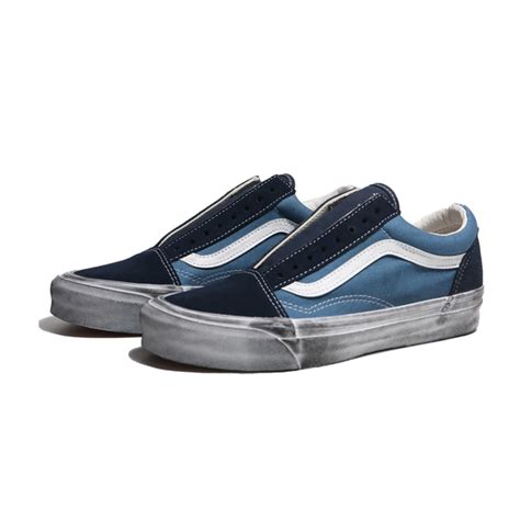 Vans 休閒鞋 Og Old Skool Lx 藍白 仿舊 油漆 男 Vn0a5fbengj 休閒鞋 Yahoo奇摩購物中心