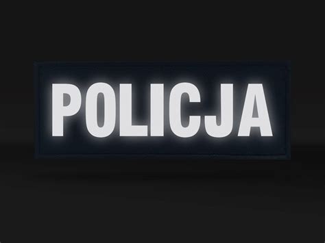 POLICJA Emblemat Odblaskowy Odblaskowo Pl