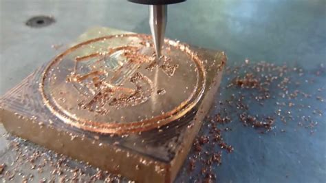 CNC Machine Engraving On Copper YouTube