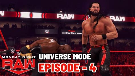 Wwe K Universe Mode Raw Ep October Youtube