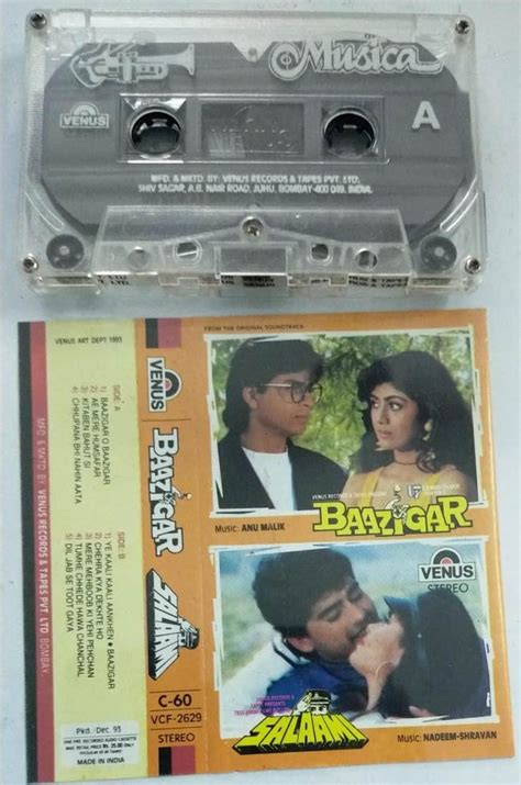 Baazigar Salaam Hindi Film Audio Cassette Audio Cassettes Hindi Mossymart