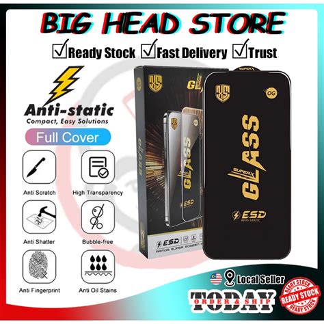 Infinix Gt Note X Hot I Pro I Smart Og Esd Antistatic Tempered