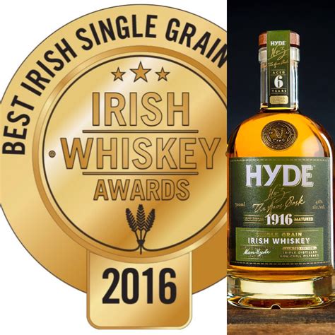 Celebrate The Award Winning Hyde Single Grain Irish Whiskey