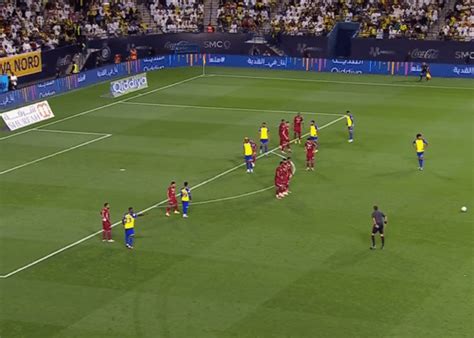 Vid O Le Coup Franc Sublime De Cristiano Ronaldo Avec Al Nassr