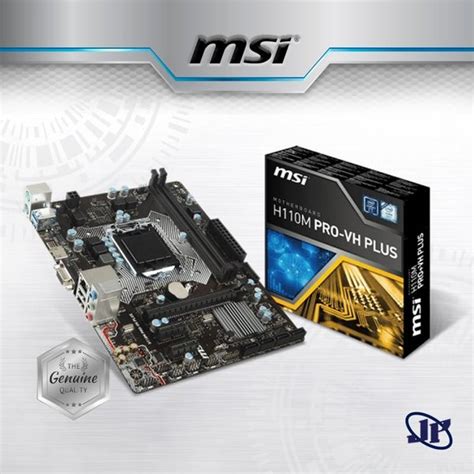 Jual Motherboard MSI H110M PRO VH PLUS LGA1151 H110 DDR4 SATA3 Di Lapak