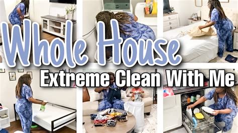 Whole House Clean With Me 2022 Extreme Whole House Cleaning