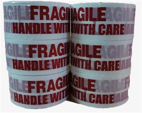 Backing Material Packing Material Fragile Handle With Care Printed