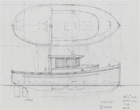 18' Double-ender, a small full-displacement workboat ~ Small Boat ...