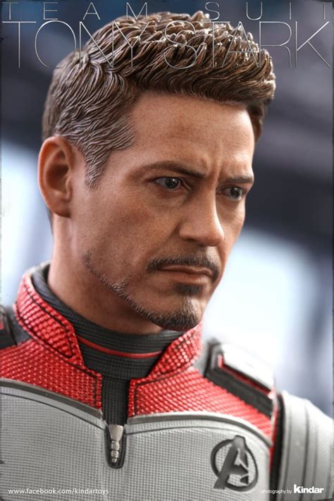 Marvel Tony Stark Team Suit Sixth Scale Figure By Hot Toys