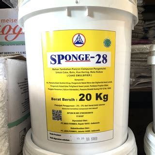 Jual Cake Emulsifier Sp Sponge Repack Gram Shopee Indonesia