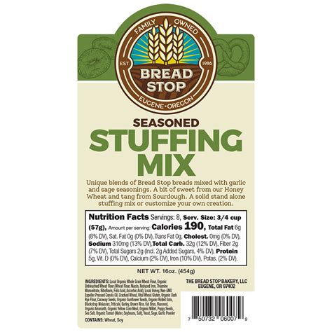 Seasoned Stuffing Mix, 16oz — The Bread Stop Bakery