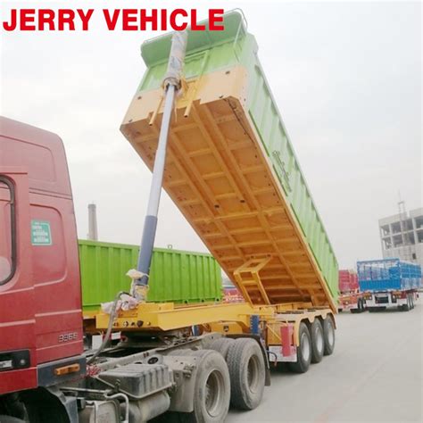 2 3 4 Axle Dump Tipper Cargo Flatbed Heavy Truck Semi Trailer For Sale