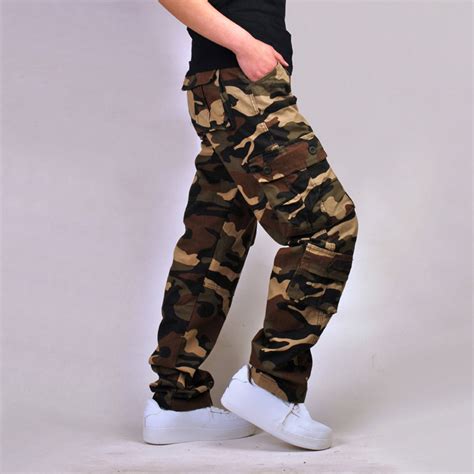 Sokhug Camo Pants For Men Casual Trendy Print Patchwork Casual Multiple