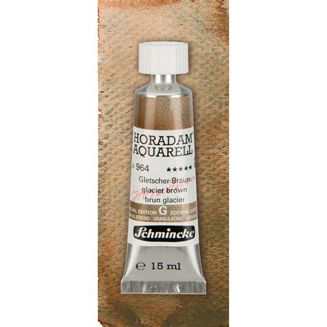 Schmincke Horadam Aquarell Gletscher Braun 15 ml Supergranulierend ...