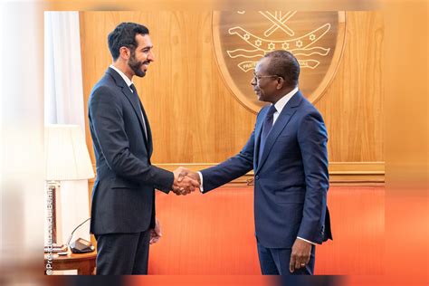 His Excellency Sheikh Shakhboot Bin Nahyan Al Nahyan Meets President Of The Republic Of Benin